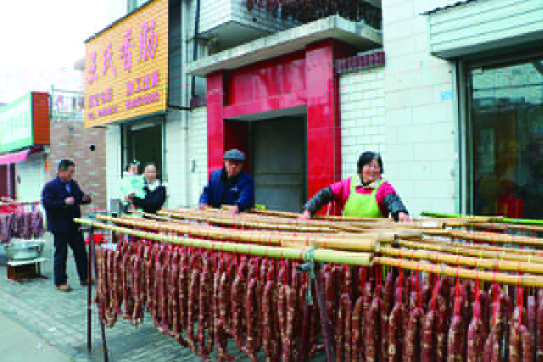 炸肉圓、灌香腸