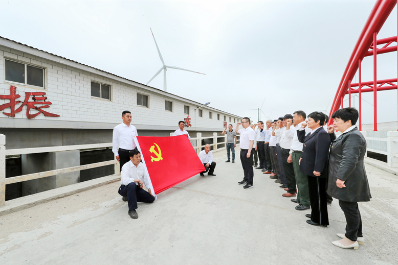 濱海港鎮(zhèn)振東村黨總支組織黨員開展“賡續(xù)紅色血脈，踐行初心使命”活動(dòng)
