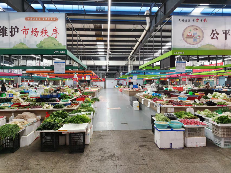 臻園農貿市場一角