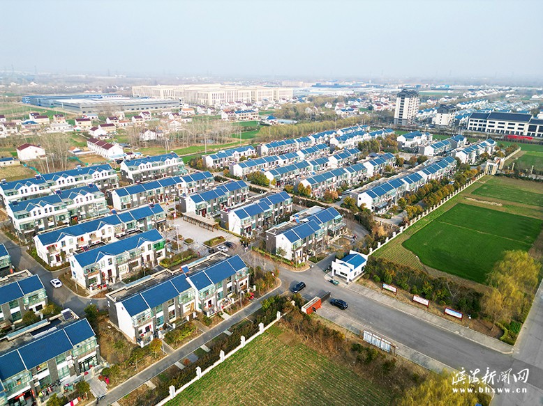 東坎街道會農村惠農新型農村社區(qū)鳥瞰